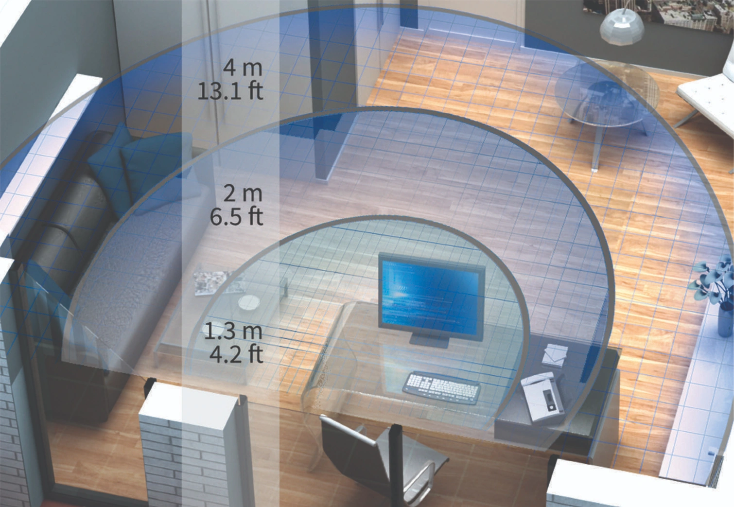 Clariviz Office lenses for near and intermediate vision